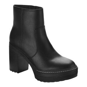 Sun + Stone Women’s Kiinsley Platofrm Booties in the Size 9.5M in Black Color